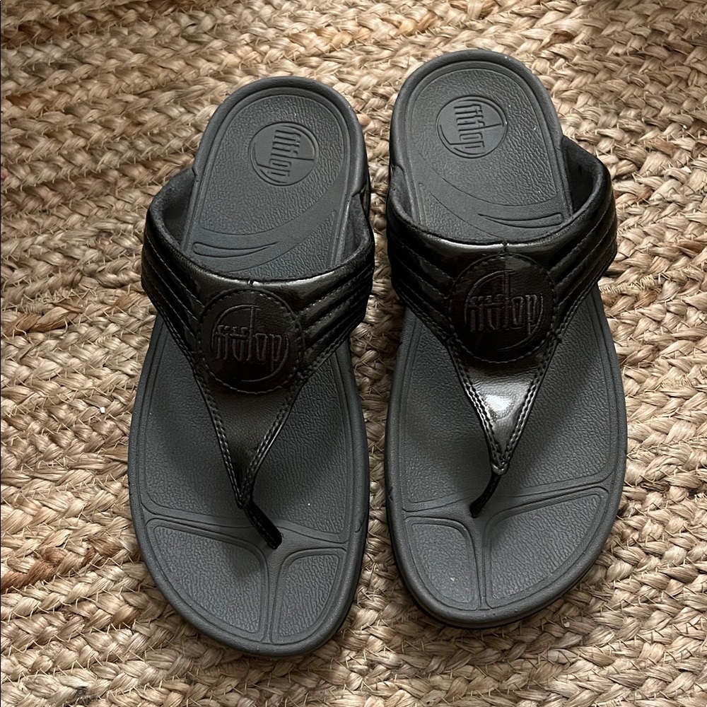 Fitflop Black and Gray Sandals